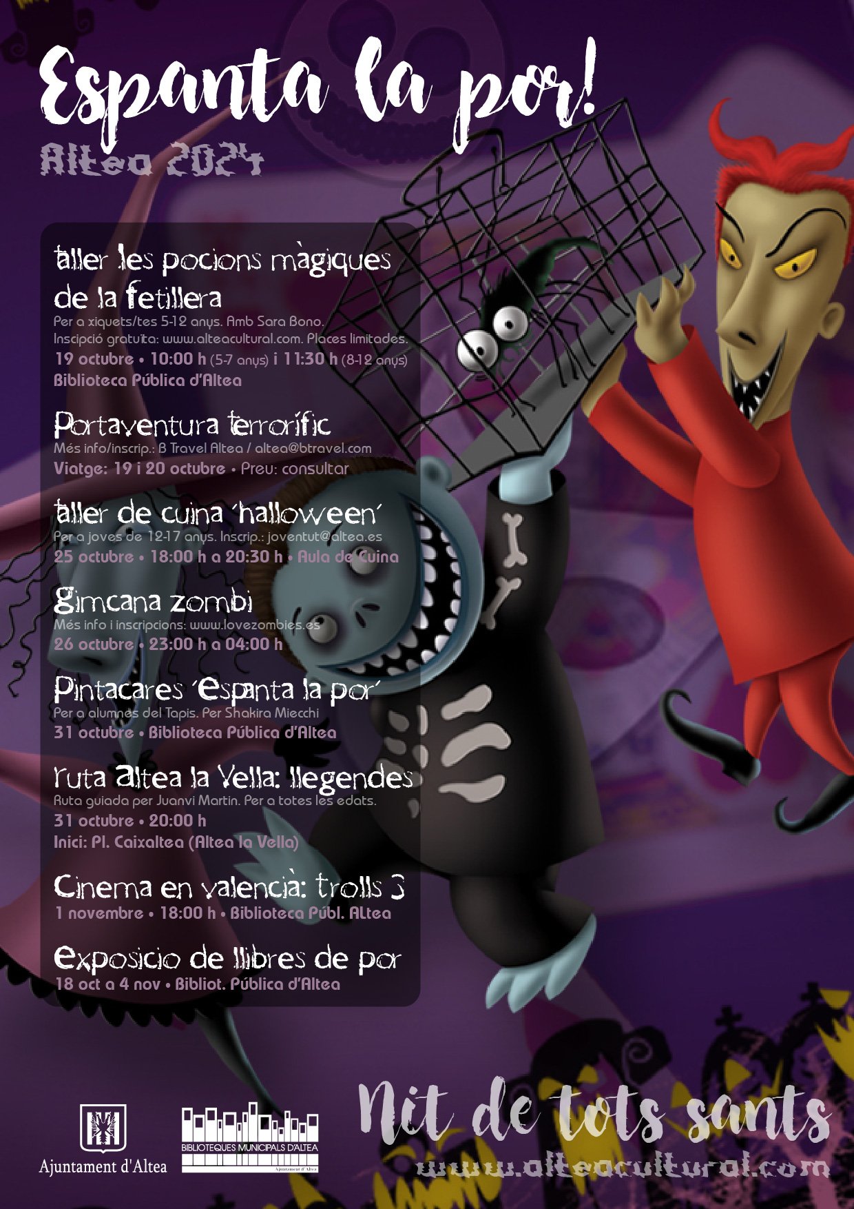 Programació Nit de Tots Sants – Halloween – Altea 2024